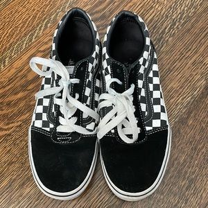 Vans black and white sneakers